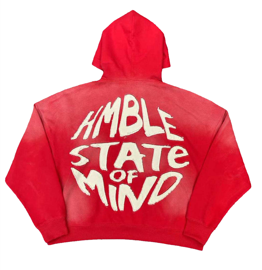 RED SUN FADED HOODIE